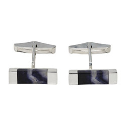 Blue-John-Cufflinks Blue John jewellery from ASD Jewellers